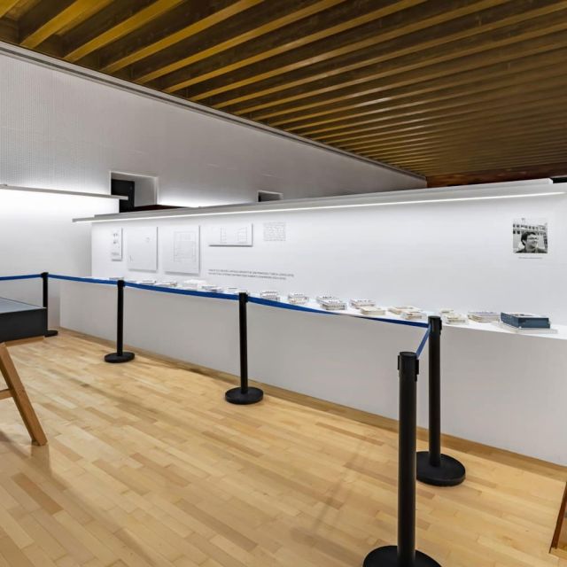 Luminarias para exposiones Rafael Moneo