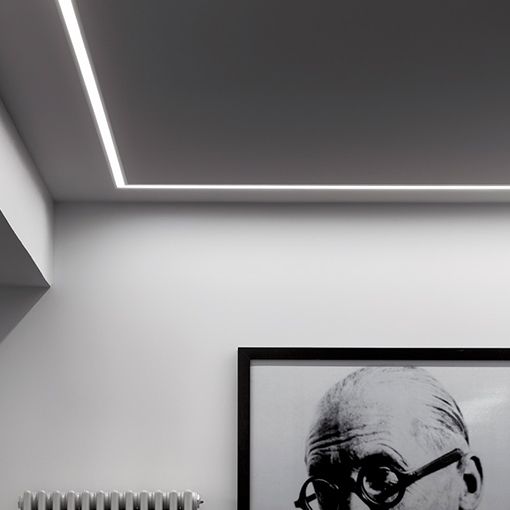 Perfil led de fácil instalación, ideal para iluminación directa y protección de tiras led.