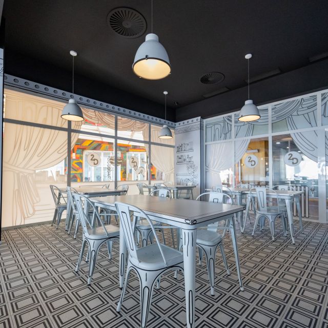 Iluminacion de restaurantes 2D