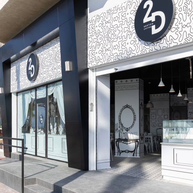 Proyecto de iluminacion de restaurante 2D Sketch Bar