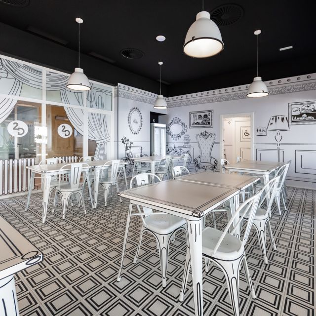 Iluminacion de restaurantes 2D