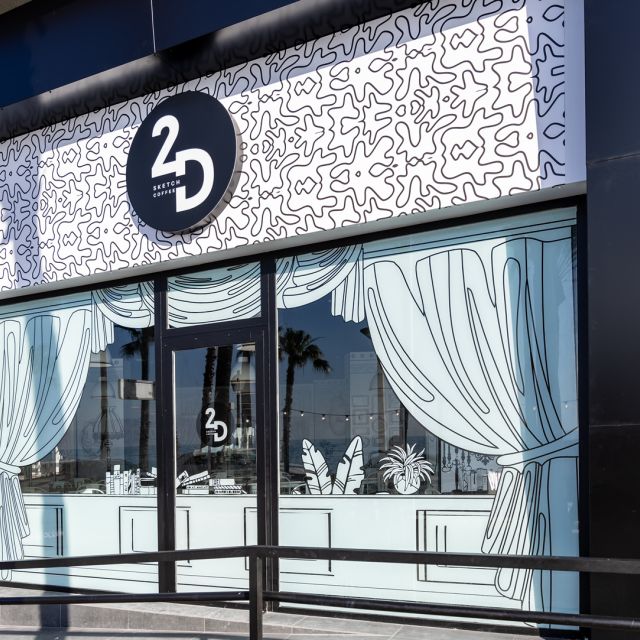 Proyecto de iluminacion de restaurante 2D Sketch Bar