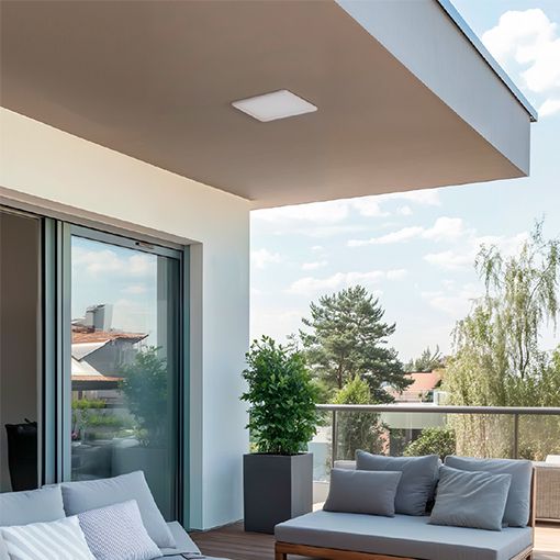 Eficiente y asequible, válido para cualquier tipo de estancia tanto interior como exterior. Perfecta distribución homogénea del haz.