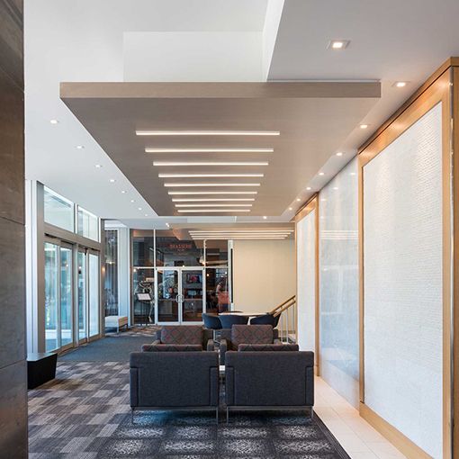 Perfil de aluminio de superficie blanco