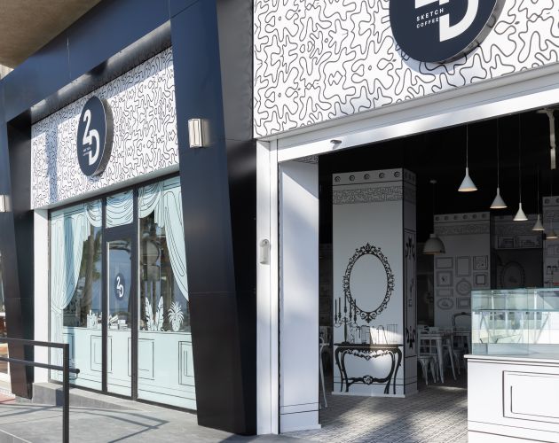 Proyecto de iluminacion de restaurante 2D Sketch Bar