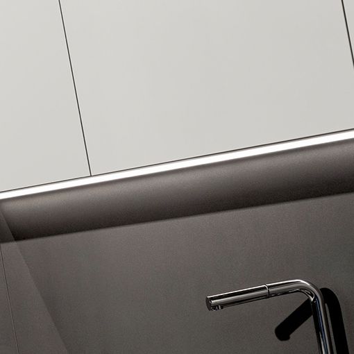 perfil led rinconera aluminio