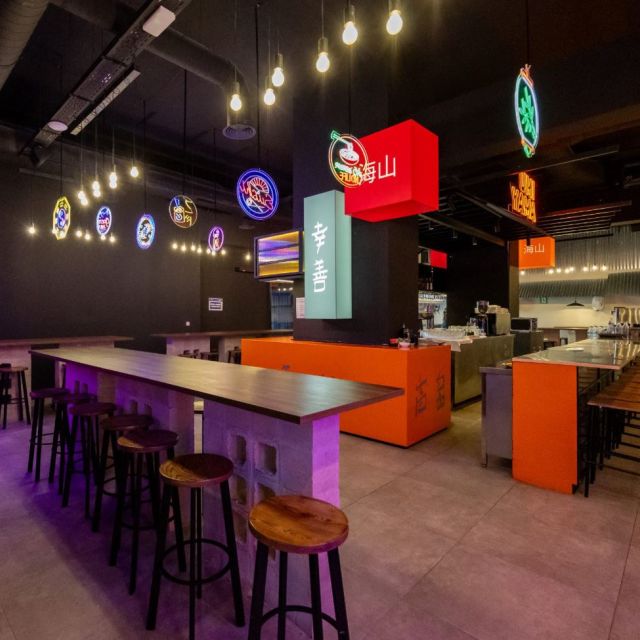 Iluminación LED de Restaurantes