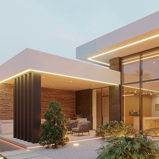 La nueva tira led COB apta para montaje en exterior crea un efecto de iluminación continuo, suave y sin puntos.