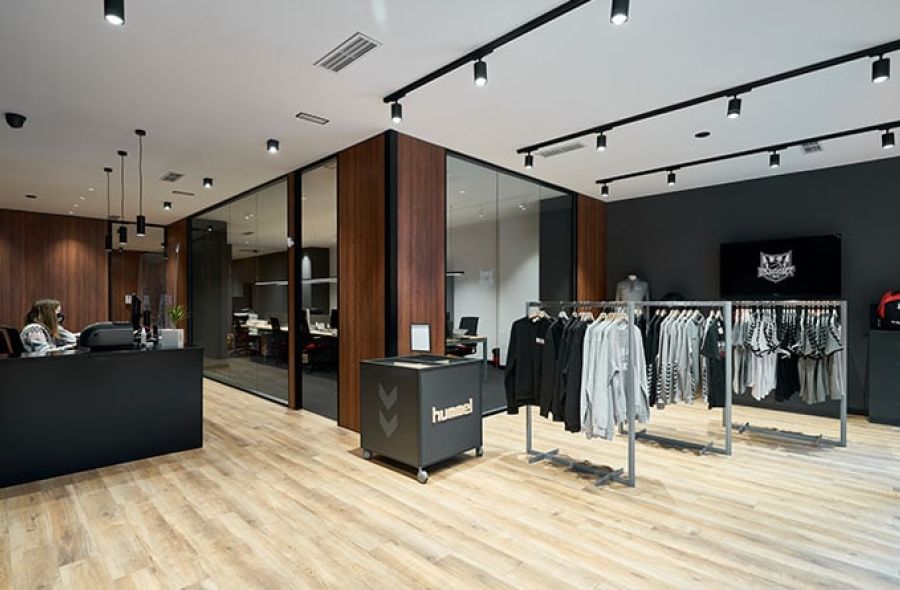 Luminaria tienda basquet Bilbao 
