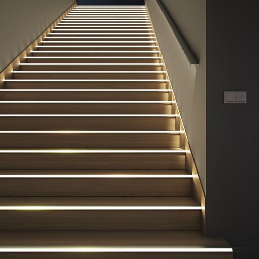 Perfil led de fácil instalación, ideal para iluminación directa y protección de tiras led.