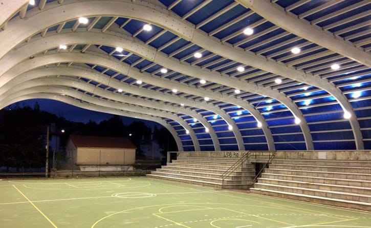 Luminaria instalacion deportiva Solares