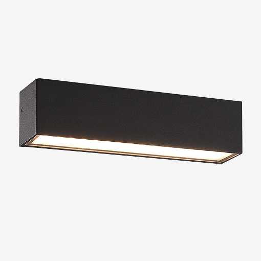 Apliques exterior de pared horizontal
