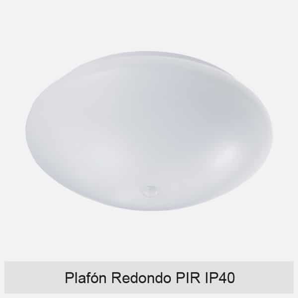 Plafón Redondo PIR IP40