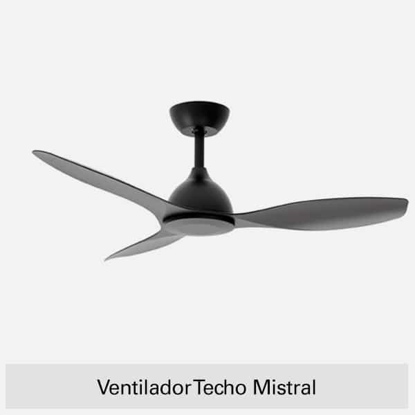 Ventilador con luz para el techo