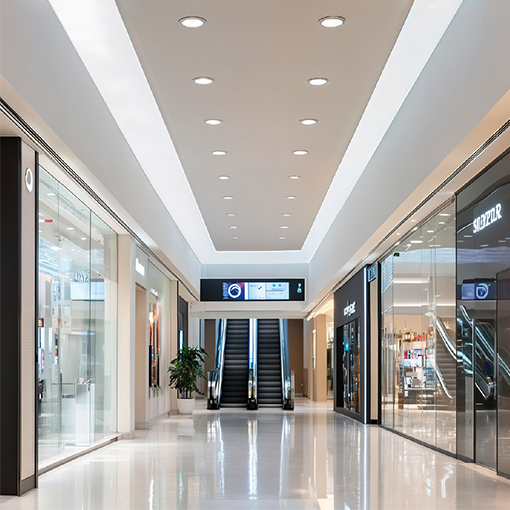 Downlight led de alta calidad con un diseño óptico exclusivo que ofrece una iluminación de alto rendimiento.
