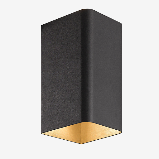 Apliques exterior de pared cuadrado up/down