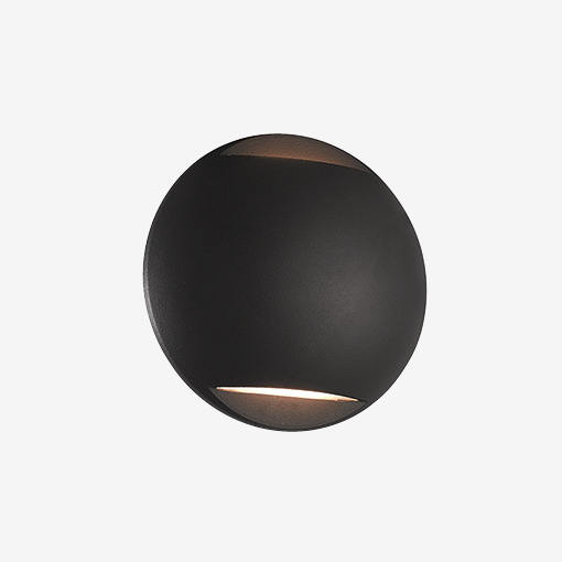 Apliques exterior de pared redondo up/down