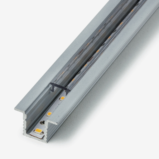 Perfil aluminio 8mm para Tira Led de 4mm