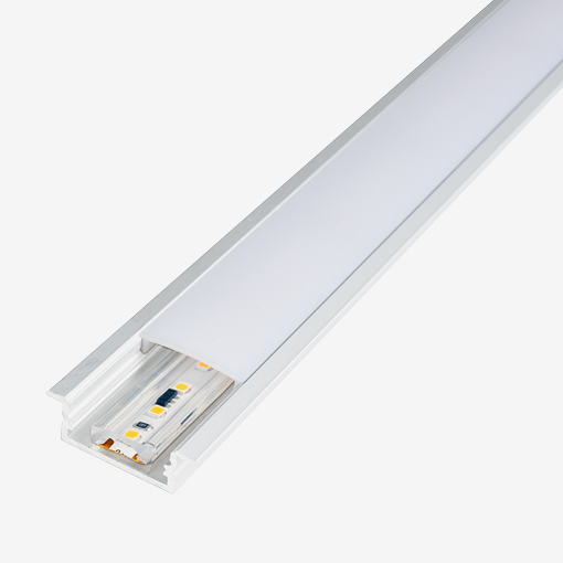 Perfil aluminio Slim 30,4×10,8 Blanco
