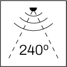 Característica Detector Pared Largo Alcance