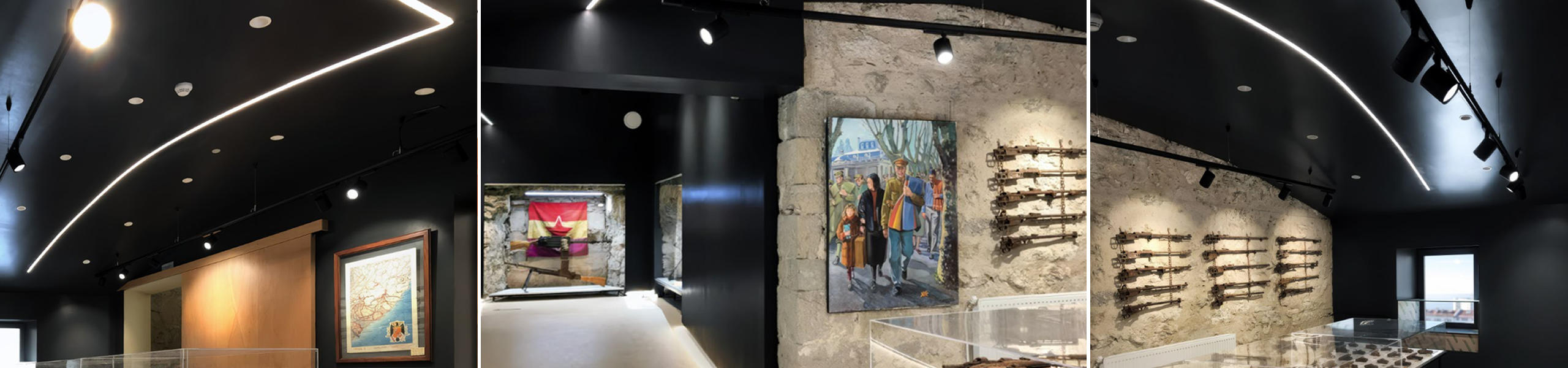 proyecto iluminación del Museo La Retirada en Camprodón