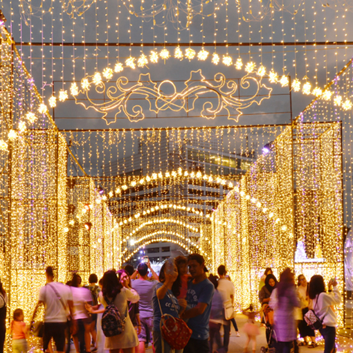 Guirnaldas para navidad decoracion de calles y avenidas