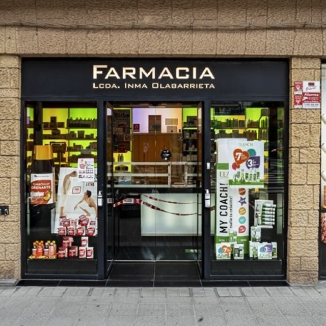 Luminaria en Farmacia Bilbao