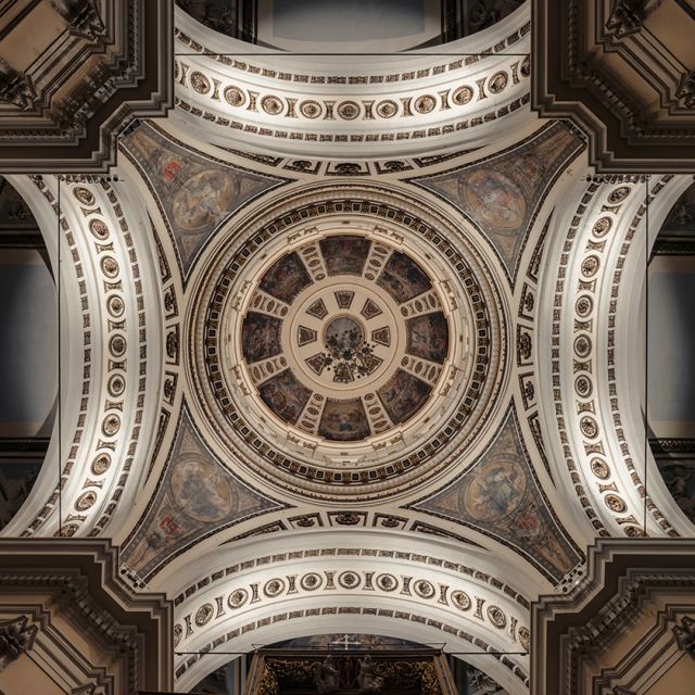 detalle luminaria cupula Pilar