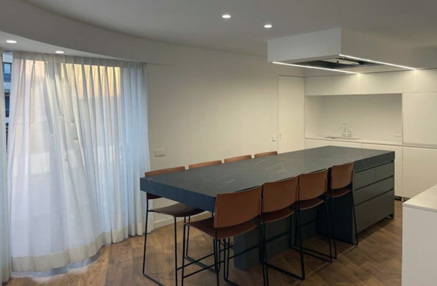 renovacion luminarias cocina en vivienda particular