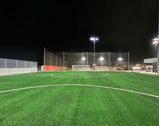 Luminaria Campo Futbol 7 CMF JUSLIBOL Zaragoza