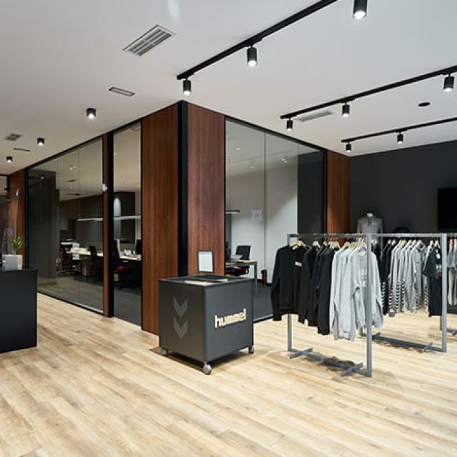Luminaria tienda basquet Bilbao