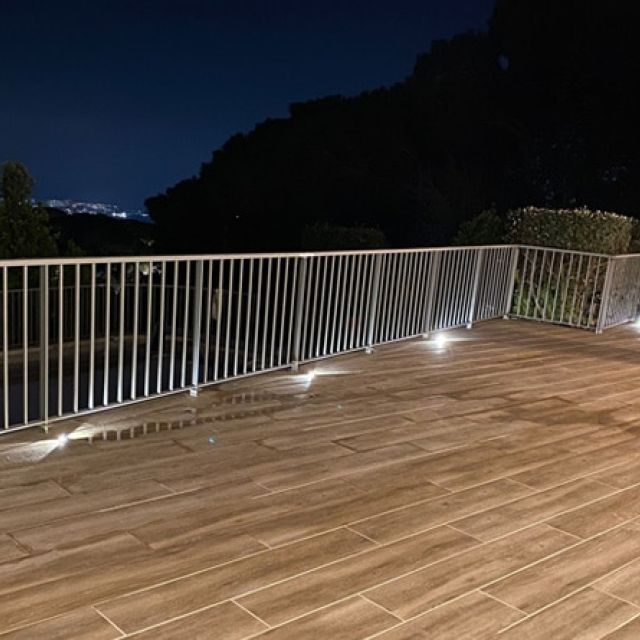 Luminaria exterior casa Henar