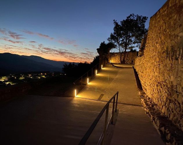 Luminaria Castillo de Palafolls