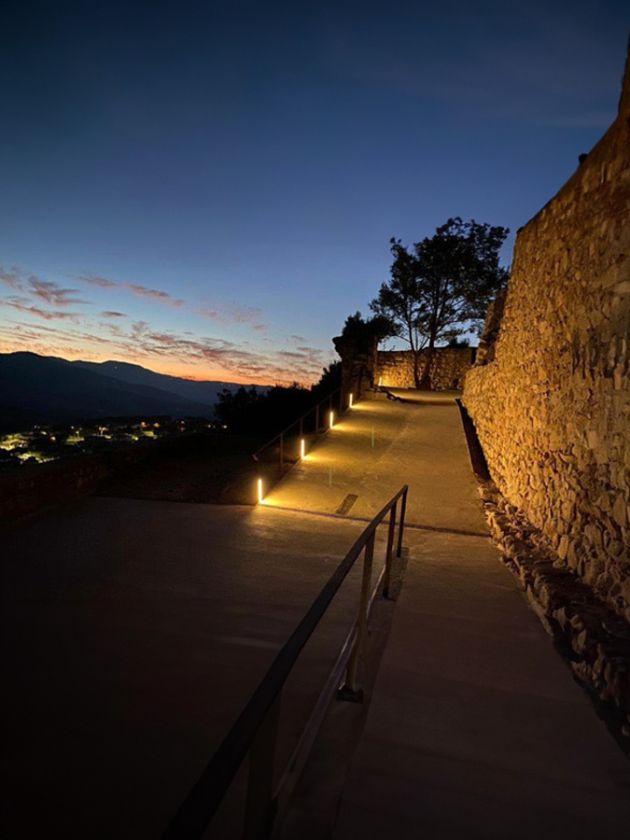 Luminaria Castillo de Palafolls