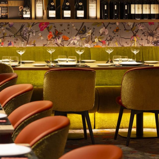 Iluminacion de restaurante Bocoy