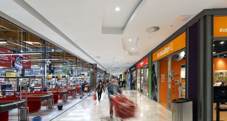Iluminacion de centros comerciales