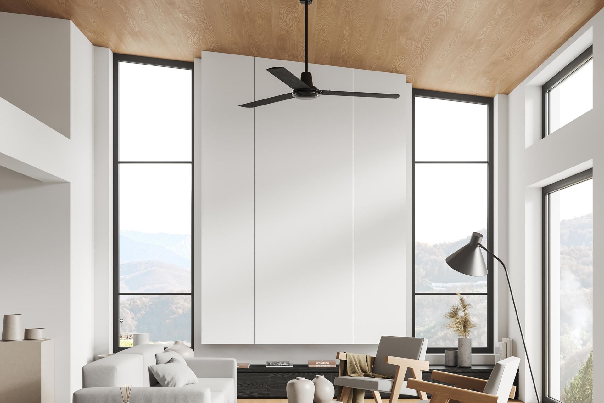 ventiladores techo con luz y sin luz