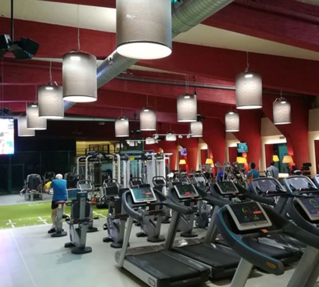 Luminaria gimnasio Zaragoza