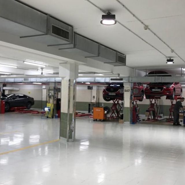 Luminaria para concesionario Suzuki